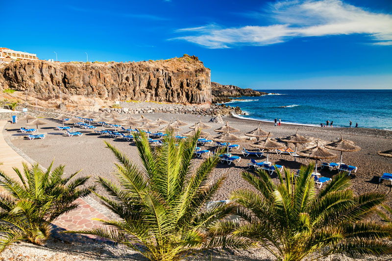 beach in a small village Callao Salvaje in Tenerife, Canary Islands, Spain