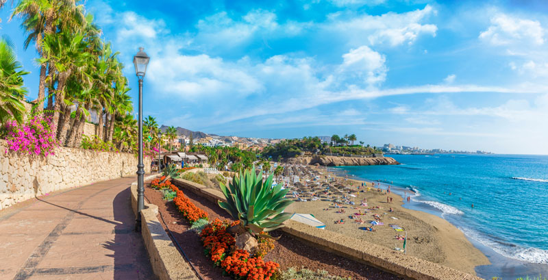 View,Of,El,Duque,Beach,At,Costa,Adeje.,Tenerife,,Canary