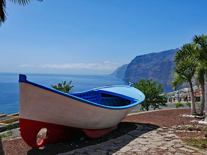 Beautiful view of Los Gigantes cliffs in Tenerife, Canary Islands,Spain.Nature background.Travel concept.