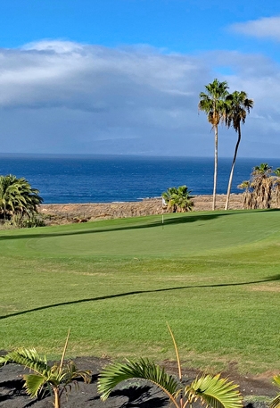 Sea and fairway view Costa Adeje Golf Course in Tenerife